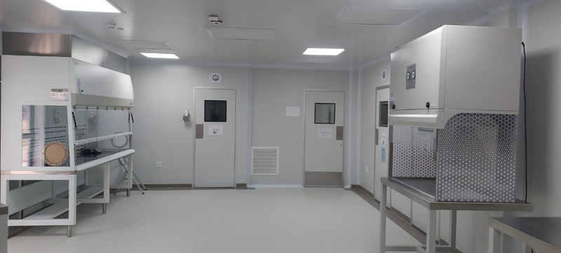 Clean-room manufacturing suite at AniPharm's Bloemfontein facility
